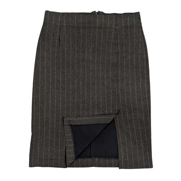 Womens Wildlife Sportswear Pencil Tube Skirt Black Print Professional Y2K Size 8 - Picture 7 of 11